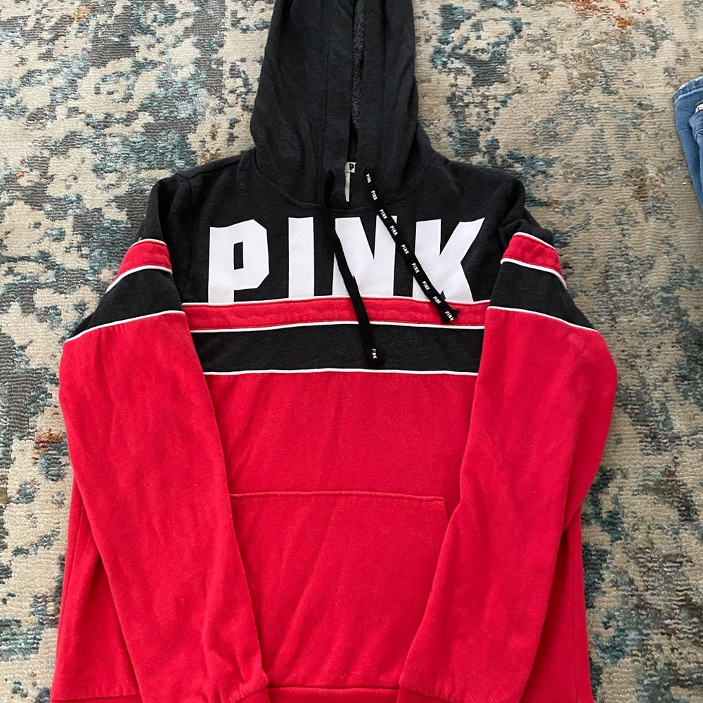 Red and Grey VS Pink Sweatshirt